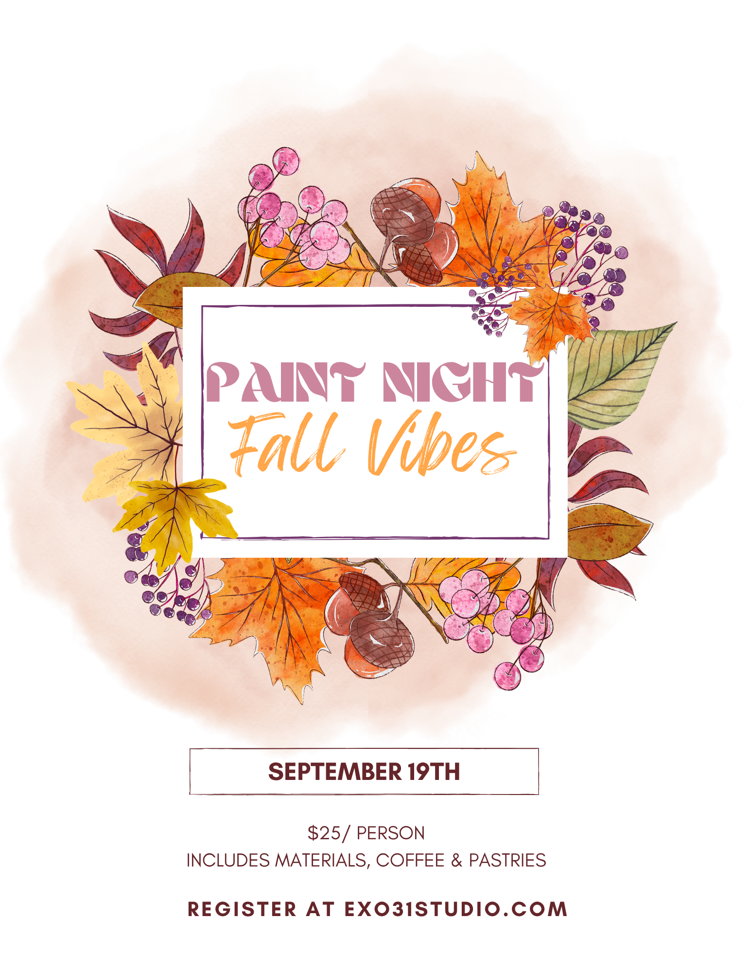 Paint Night — Fall Vibes